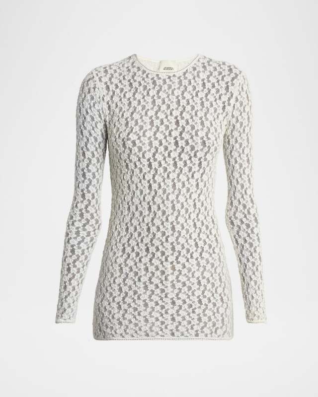 Gaelle Floral Stretch Lace Top